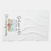 あなたのボールをグラブjar料理缶詰シーズン キッチンタオル (横)