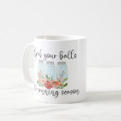 あなたのボールをグラブjar料理缶詰シーズン コーヒーマグカップ (正面左)