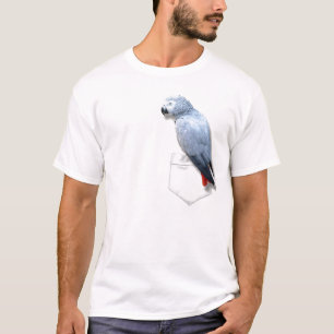 あなたのポケットのアフリカ灰色 Tシャツ