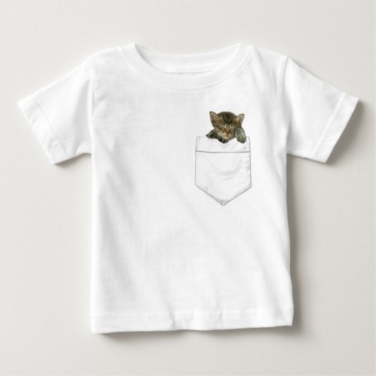 あなたのポケットの子ネコ ベビーTシャツ (正面)