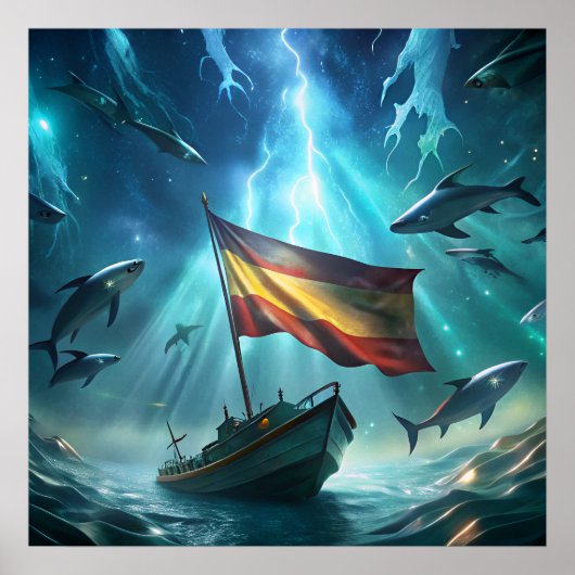 あなたのポスターのためのクリエイティブ写真 スペインの ポスター (正面)