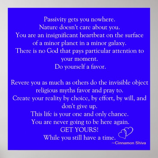 あなたのポスターを手に入れる ポスター (正面)