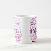 あなたのポニーテールを修理すれば試みは再度襲います コーヒーマグカップ (中央)