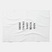 あなたのポートレートの台所タオルをカスタマイズ キッチンタオル (横)