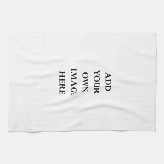 あなたのポートレートの台所タオルをカスタマイズ キッチンタオル (横)