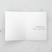 あなたのマイルのビーチの砂の塀の考えることを渡って カード (内部)