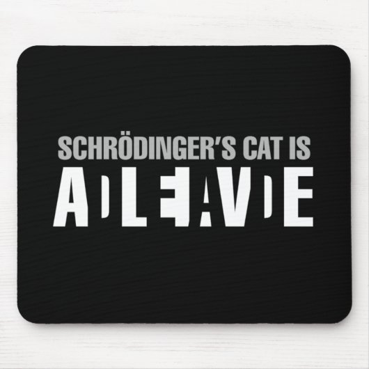 あなたのマウスは死んでいますまたは生きていますか。 マウスパッド (正面)