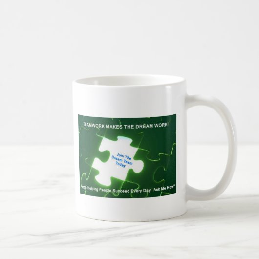 あなたのマグを挙げて下さい コーヒーマグカップ (右)