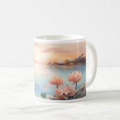 あなたのマグカップに蓮の花 コーヒーマグカップ (正面右)