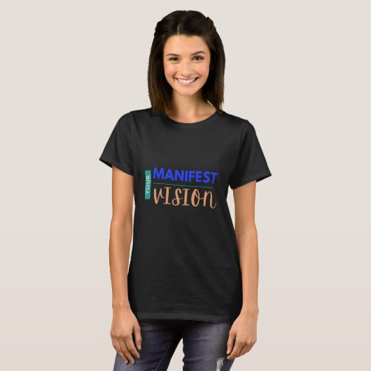 あなたのマニフェストビジョン Tシャツ (正面フル)