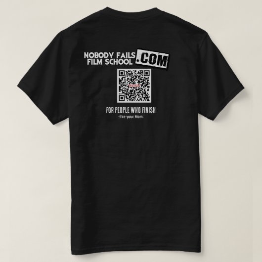 あなたのママだってできないTシャツ | NFFS Tシャツ (デザイン裏面)
