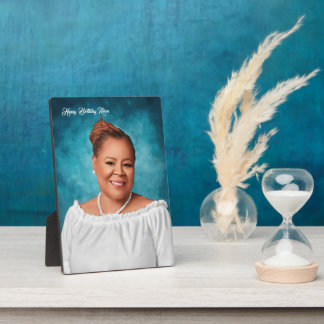 あなたのママのためのデジタルオイルペインティングギフトをパーソナライズ フォトプラーク