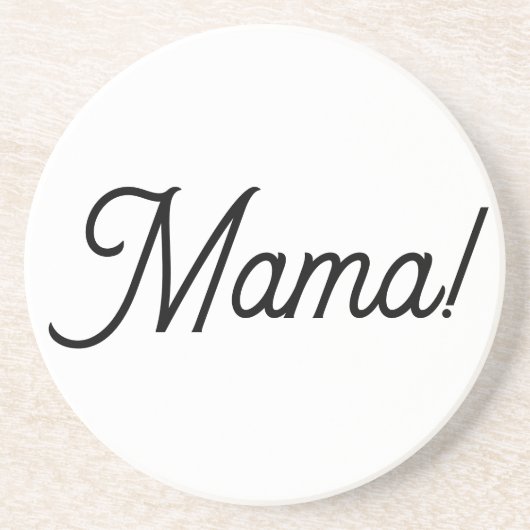 あなたのママのための砂岩コースター コースター (正面)