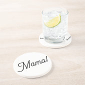 あなたのママのための砂岩コースター コースター (側面)