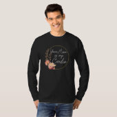 あなたのママは僕の心臓の花サークル Tシャツ (正面フル)