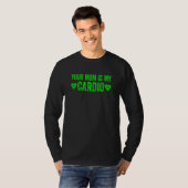 あなたのママは私の心臓 ことば 3 Tシャツ (正面フル)