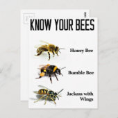 あなたのミツバチを知っている ポストカード (正面/裏面)
