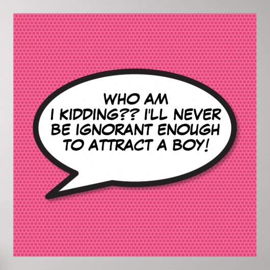 あなたのメッセージ スピーチ バブル ファン レトロ コミックブック ポスター (正面)