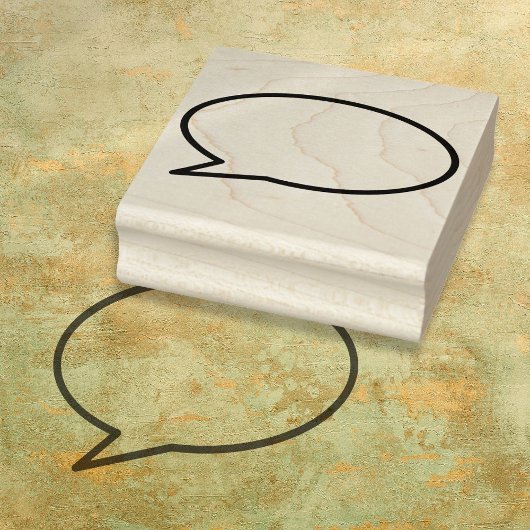 あなたのメッセージ スピーチ バブル ファン レトロ コミックブック ラバースタンプ