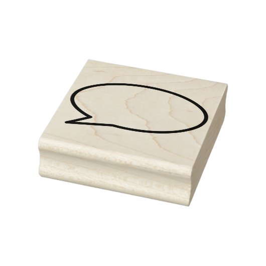 あなたのメッセージ スピーチ バブル ファン レトロ コミック ブック ラバースタンプ (スタンプ)