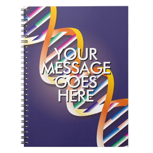 あなたのメッセージ DNA サイエンス ノートブック (正面)