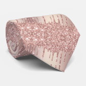 あなたのモダンネックタイバラ金ゴールド赤面グリッタードリップ ネクタイ (ロール)