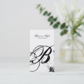 あなたのモノグラムをカスタマイズ 名刺 (スタンド正面)