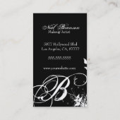 あなたのモノグラムをカスタマイズ 名刺 (裏面)