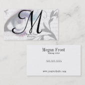 あなたのモノグラムをカスタマイズ 名刺 (正面/裏面)