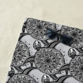 あなたのモノグラム|のスタイルのカメパターンを加えて下さい ビーチタオル (インサイチュ)