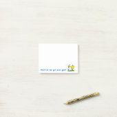 あなたのヤギの付箋を得て下さい ポストイット (デスク上)