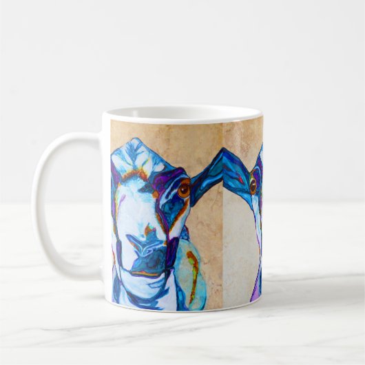 あなたのヤギを得ました! コーヒーマグカップ (左)