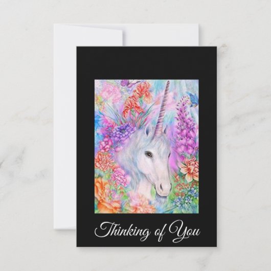 あなたのユニコーンカード考えること カード (正面)