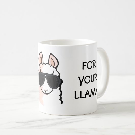 あなたのラマのための戯曲を救って下さい コーヒーマグカップ (正面右)