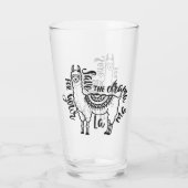 あなたのラマのための戯曲を救って下さい タンブラーグラス (裏面)