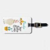 あなたのラマのための戯曲を救って下さい ラゲッジタグ (正面横)