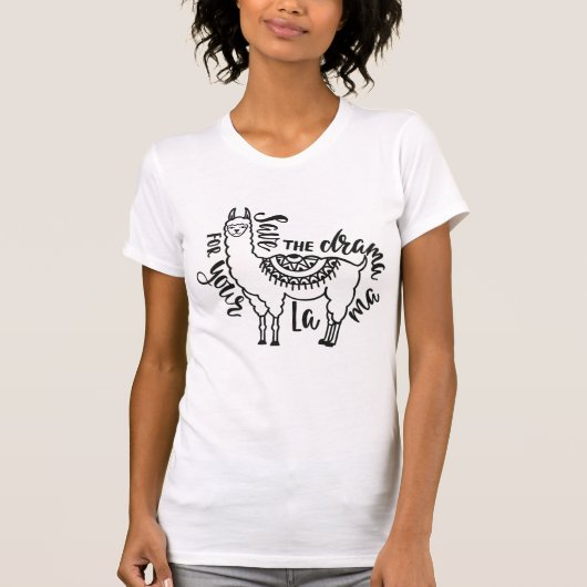 あなたのラマのための戯曲を救って下さい Tシャツ (正面)