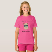 あなたのラマのための戯曲を救って下さい Tシャツ (正面フル)