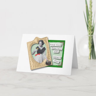 あなたのラム酒のケーキを持って下さい シーズンカード