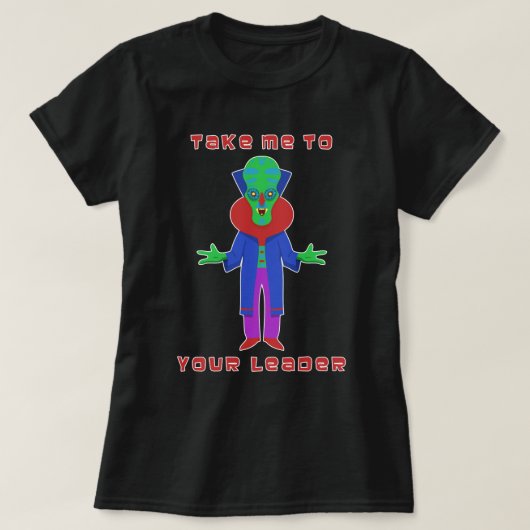 あなたのリーダーに会わせて Tシャツ (デザイン正面)