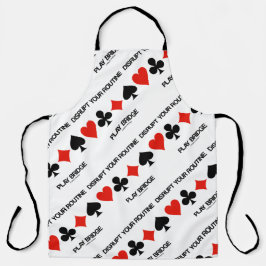 あなたのルーチンのブリッジ遊の4つのカードスーツを中断 エプロン