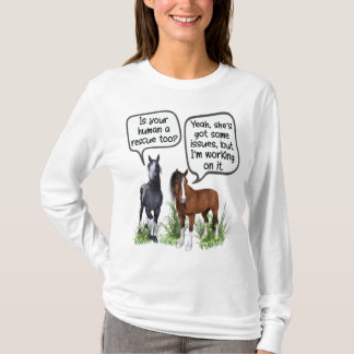 あなたのレスキューは人間ですか? Tシャツ