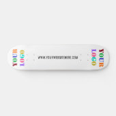 あなたのロゴとカスタム文字スケートボパーソナライズされたード スケートボード (横)