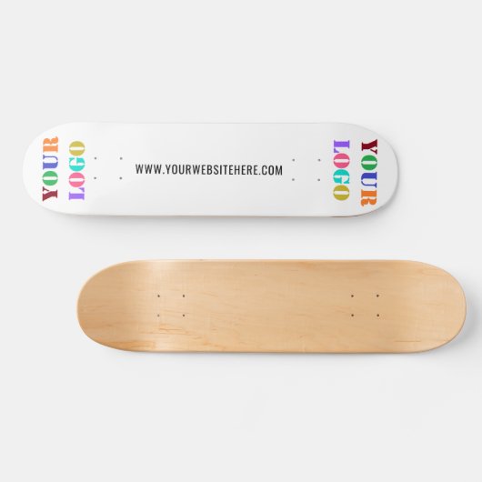 あなたのロゴとカスタム文字スケートボパーソナライズされたード スケートボード (横)