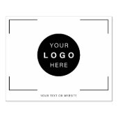 あなたのロゴと文字プロフェッショナルは大きい ラバースタンプ (インプリント)