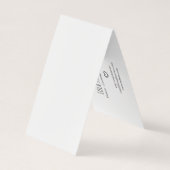 あなたのロゴのこつのラベルを愛と作られる 名刺 (裏面)