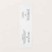 あなたのロゴのこつのラベルを愛と作られる 名刺 (内部フラット)