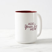 あなたのロゴのマグを加えて下さい ツートーンマグカップ (正面右)