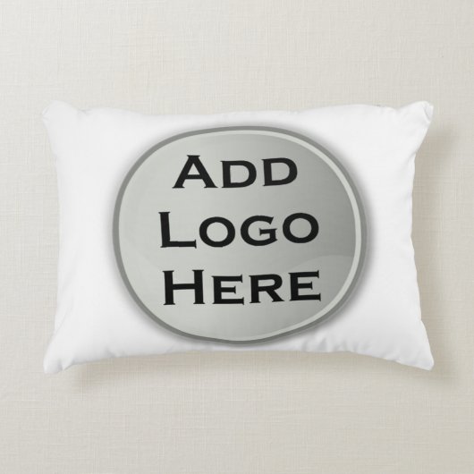 あなたのロゴの企業のなギフトを加えて下さい アクセントクッション (正面)