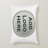 あなたのロゴの企業のなギフトを加えて下さい アクセントクッション (正面(垂直))